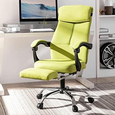 Imagem de Cadeira de jogos com apoio para os pés, cadeiras ergonômicas, para escritório, jogos domésticos, cadeiras de computador para adultos e adolescentes com apoio de cabeça, apoio de braço ajustável,