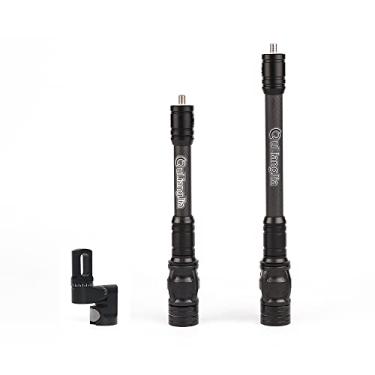 Imagem de Perogen Conjunto estabilizador de arco e flecha para kit de estabilizador de caça de arco composto, incluindo amortecedores e pesos