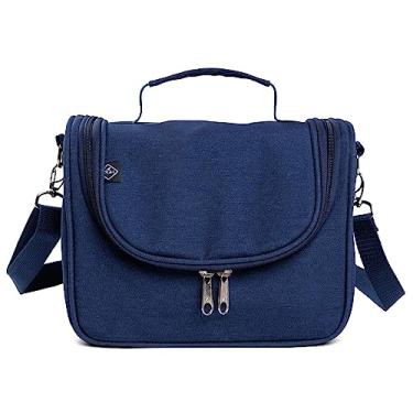 Imagem de Bolsa Lancheira Térmica Impermeável, PGH, Modelo COMPACT MINI - Capacidade de 4 Litros (Azul Marinho)