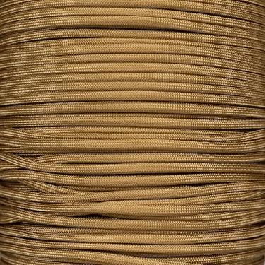 Imagem de Coyote Brown – 7 fios 550 Paracord – 300 metros – Paracord de especificação militar – Feito nos EUA MIL-C-5040H