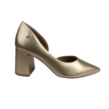 Imagem de Scarpin Feminino Usaflex Ah0508030 Ouro
