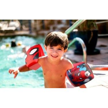 Imagem de Boia De Braço Inflável Infantil Spider-Man 18X14cm - Etitoys