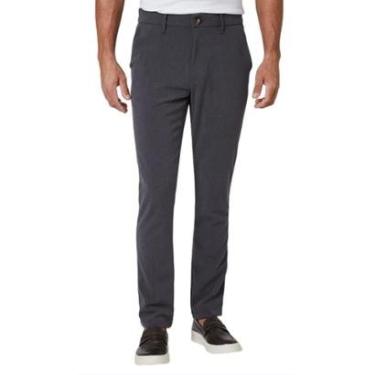 Imagem de Calça Social Masculina Dudalina Chino Slim Cinza - 181214310-Masculino
