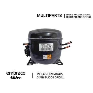 Imagem de Compressor Embraco 1/4 R-600 110V Egas80clp - Refrigeração