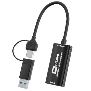Imagem de Tihokile Placa de Captura de Vídeo HDMI para USB 3.0, 4K a 30Hz