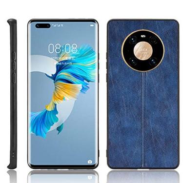 Imagem de Capa adequada para Huawei Mate 40 Pro+/Plus, capa de celular estilo couro, proteção robusta em 360° para Huawei Mate 40 Pro/Plus