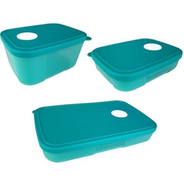 Imagem de kit Pda 01 Frizertime03 pçs T U P P E R W A R E = linha Freezer COR MINT