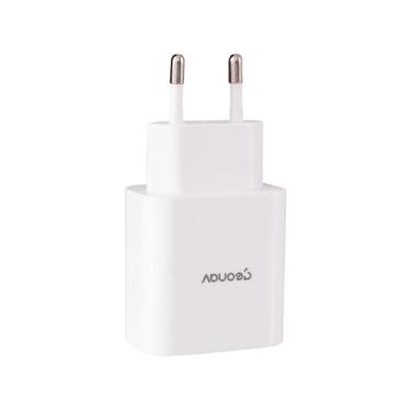 Imagem de Carregador de Tomada Turbo 20W USB-C e USB Geonav - Universal, Branco,