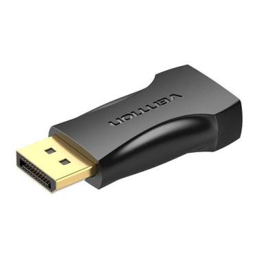Imagem de Adaptador Dp DisplayPort Macho X Hdmi Femea C/ Nfe Vention