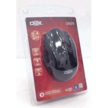 Imagem de Mouse Sem Fio Wireless Usb 2.4Ghz - Dex