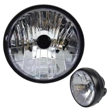 Imagem de Farol Da Moto Cg 150 Titan Fan 2004 2005 2006 2007 2008 Aro Preto - Jo