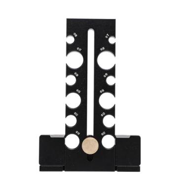 Imagem de Kit de Gabarito para Fabricante de Cavilhas Madeira 7-18mm 12 Furos Placa de Corte Giratória Ajustável para Carpintaria Broca Elétrica Cavilha de Fresagem Haste Redonda