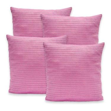Imagem de Kit 4 Capas de Almofadas Favinho 40x40 C/ Zíper PIQUET Estampadas - Be