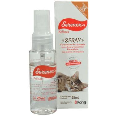 Imagem de Serenex Spray 25ml Para Gatos - Konig