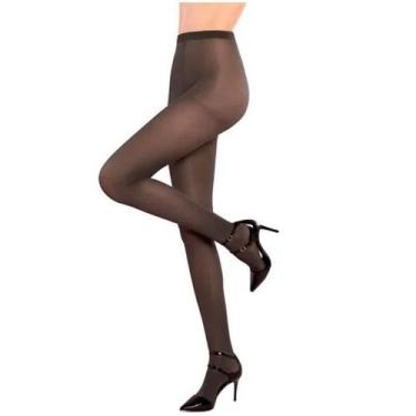 Imagem de Meia Calça Lupo Loba 5830-001 Opaca Fio 40 Poliamida, G, Preto