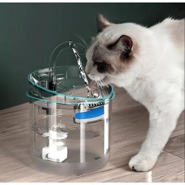 Imagem de Fonte De Água Bebedouro Automático Com Torneira Transparente 2L - Newp