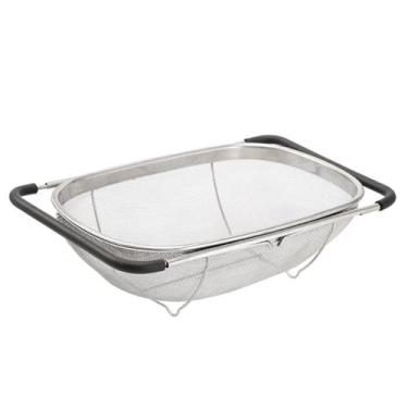 Imagem de Escorredor Pia Ajustável inox retrátil alças cuba verdura - GP Inox, R