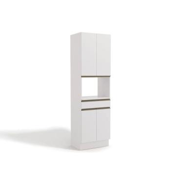 Imagem de Paneleiro de Cozinha Modulado Maxxi G751 4 Portas e 1 Gaveta 70cm Polipropileno Branco - Kappesberg