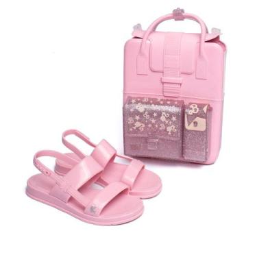 Imagem de Sandália Infantil Grendene Barbie Color Mochi Rosa, Rosa, 29