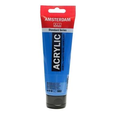 Imagem de Tinta Acrilica Amsterdam Talens 708 Paynes Grey 120ml - ROYAL & TALENS