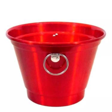 Imagem de Balde De Gelo Térmico Em Alumínio 6,5L Red Cerveja Duff Beer - Retrofe