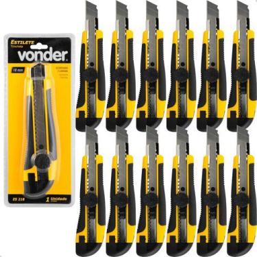 Imagem de Kit 12 estilete 18mm es218 - vonder - FREEDOM PARTS