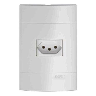 Imagem de Conjunto Tomada 2p+t 10a Branca - Prm444721 Lunare - Schneider