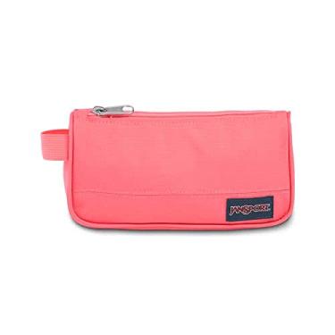 Imagem de Estojo Medium Accessory Pouch Jansport, Unissex, Strawberry Pink, tamanho Único