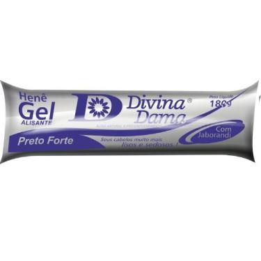 Imagem de Hene Em Gel Divina Dama Jaborandi 180g Preto Forte (Preto Azulado) Bis