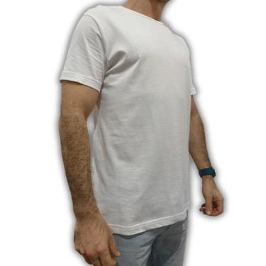 Imagem de Camiseta masculina lisa básica Branca/Preta/Caqui gola redonda - BUCCI