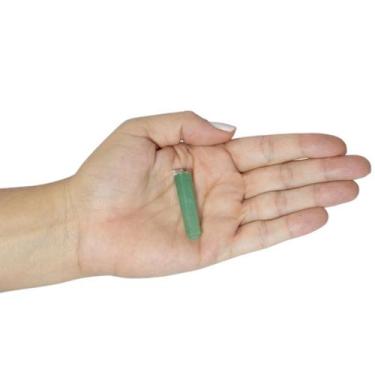 Imagem de PINGENTE MINI PONTA QUARTZO VERDE - (3 a 5)cm - GOMES CRYSTALS