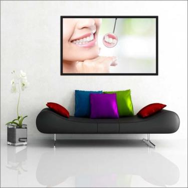 Imagem de Quadro Decorativo Consultórios Odontologia Dentista Dentes Sorriso Est