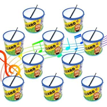 Imagem de Kit 10 Bumbo Bumbinho Grande Brinquedo Infantil Para Criança - AMAR E