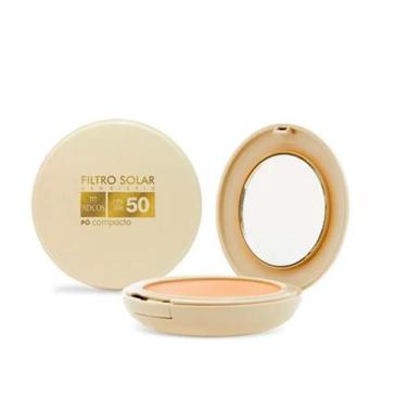 Imagem de Adcos Profissional Filtro Solar Tonalizante FPS 50 Pó compacto Beige