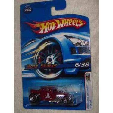 Imagem de Hot Wheels 2006 First Editions #6 Bone Shaker Red #2006-6 Collectible Collector Car Mattel