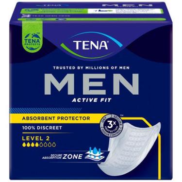 Imagem de absorvente protetor masculino tena men super discreto e seguro exclusi