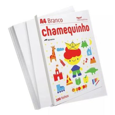 Imagem de Papel Sulfite Chamequinho A4 Branco 100 folhas 75g/m2