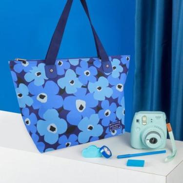 Imagem de Bolsa Feminina de ombro Papoula Jacki Design Azul