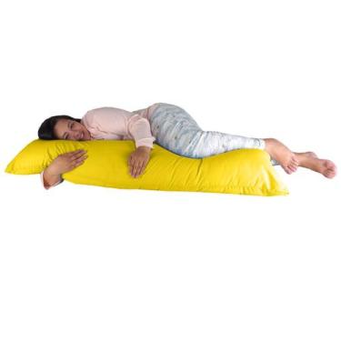 Imagem de Fronha para Travesseiro de Corpo Xuxão 140x50 - HAPPY LINE, Amarelo