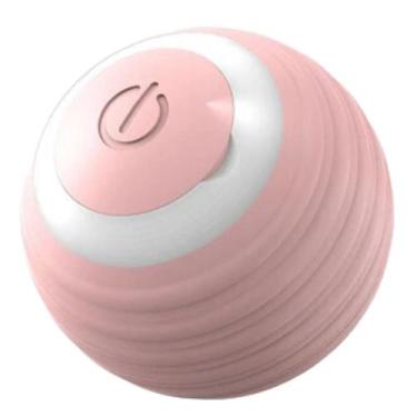 Imagem de Bola Inteligente Giratória Interativa para gato Rosa USB - Chinesa