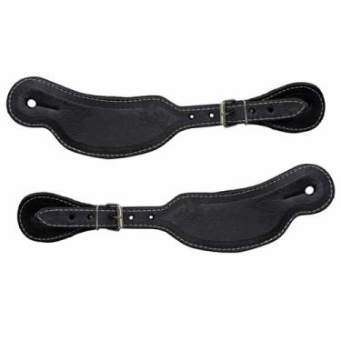 Imagem de Correia de Espora Quarto de Milha SV64003 - Preta - Selaria Vertentes