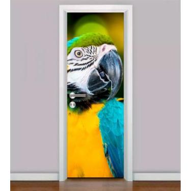 Imagem de Adesivo Para Porta ARARA - Natureza - Cores - Aves - PGG Impressão Dig