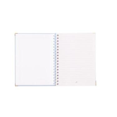 Imagem de Caderno Poá Azul 100 Folhas 17,8x23,5cm - Bisou Papier