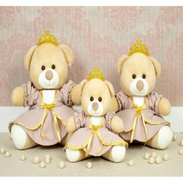 Imagem de Trio de princesas pelucia para nichos  - CKD CONFECCOES, Rose