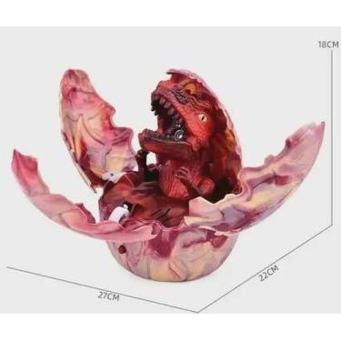 Imagem de Dinossauro Ovo Som E Luz Solta Spray de Fumaça e muito legal. - toys k