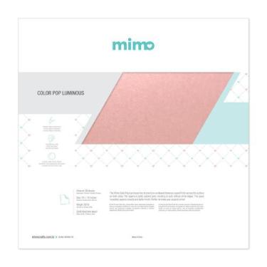 Imagem de Papel Color Pop Luminous Rosa Blush Mimo - 30,5 x 30,5 cm - 250 gr - 2