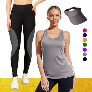 Imagem de CONJUNTO REGATA DRY FIT Tecido furadinho + CALÇA leg LEGGING REDINHA +