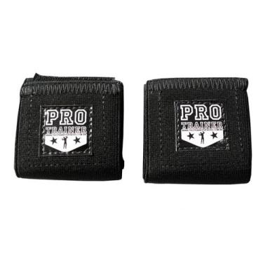 Imagem de Munhequeira Simples Preta Pulso ProTrainer - Pro Trainer