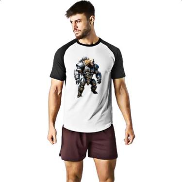 Imagem de Camiseta Raglan Guerreiro Urso Cyborg - Alearts, G