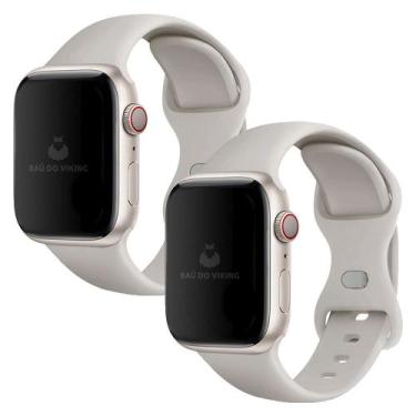 Imagem de Kit 2 Pulseiras Sport Fecho Duplo Compatível com Apple Watch - Baú do 